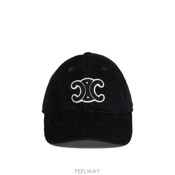 셀린느 트리옹프 코듀로이 베이스볼 캡