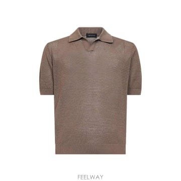 26SS 딸리아또레 Breathable 리넨 패브릭  쇼트 슬리브 디자인  클래식 오픈 칼라  FINLAYP