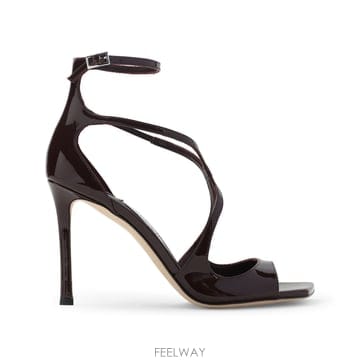 지미추 Heeled 샌들 Azia AZIA95PATDEEPMERLOT TP576727514