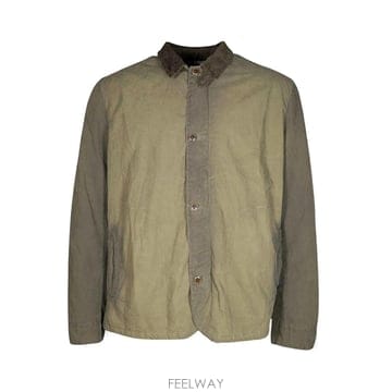 바버 남성 자켓 트룬 워시드 코튼