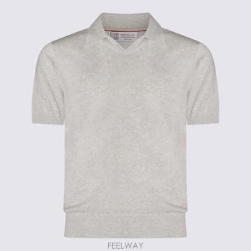 26SS 브루넬로 쿠치넬리 브루넬로 쿠치넬리 T Shirts 앤 Polos M29800145CI807 TP5
