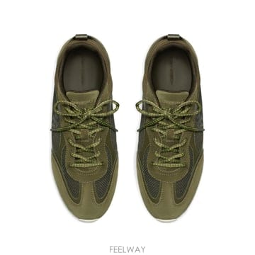 25FW 토리버치 Field Sneaker In Suede 앤 Mesh 올리브 Color 176839300
