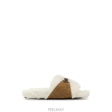 26SS Balenciaga  Furry  slides 850938W14I39043 TP571839581