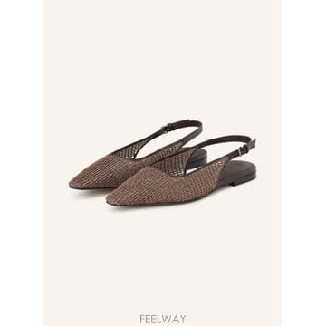 브루넬로 쿠치넬리 Sling ballerinas with gemstones 100313122115000 TP