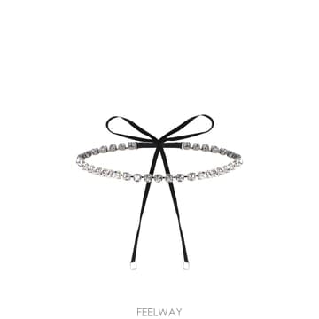 26SS 메종마르지엘라 Rhinestone 보우 목걸이 SM6UU0095P8857951 TP573577157