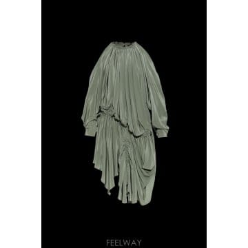 26SS Balmain Sleeveless 실크 드레스 GF0RF080SF477GE TP574884795