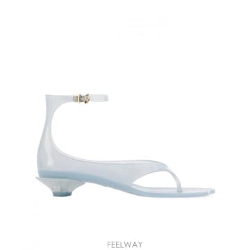 26SS chloe Pastel light 블루 TPU chloA Jelly thong 샌들 C25U09VR