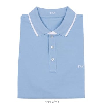 26SS FAY Stretch Pique 폴로 셔츠 NPMB252140STDWU600 TP576029839