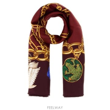 Burberry [X45]������ 8126913 C5334 ���� ��ī�� �񵵸� ����� ���÷� Printed silk foula[X45]������ 8126913 C5334 ���� ��ī�� �񵵸� ����� ��