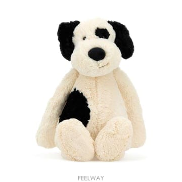 JELLYCAT [X45]JELLYCAT BAH2BCPNN BLACKCREAM Rufferty Puppy grande[X45]JELLYCAT BAH2BCPNN BLACKCREAM Rufferty Puppy gran