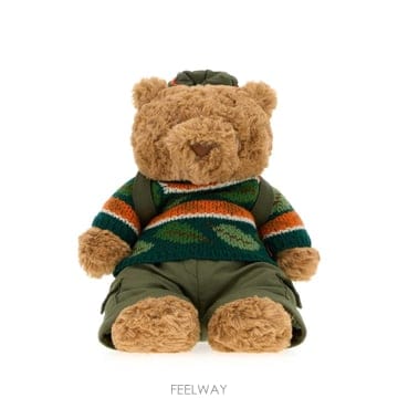 JELLYCAT [X45]JELLYCAT BARM2OD MULTI Bartholomew Bear aHikinga[X45]JELLYCAT BARM2OD MULTI Bartholomew Bear aHikinga
