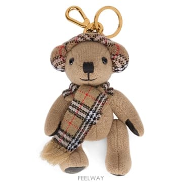 Burberry Charm for Teddy 백 in 울 앤 캐시미어 8124850120714A2021 TP