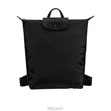 롱샴 르 플리아쥬 원 M 백팩 블랙