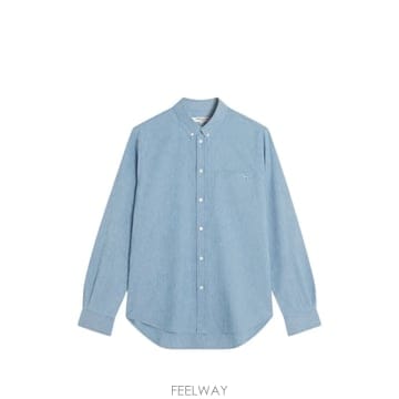 26SS Maison Kitsune PROFILE FOX REGULAR 셔츠 QM00426WC50060434