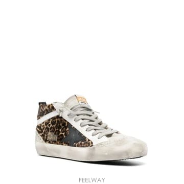 26SS 골든구스 골든구스 Mid 스타 Horsy Upper Suede Toe 앤 Spur 레더 스타 앤 힐