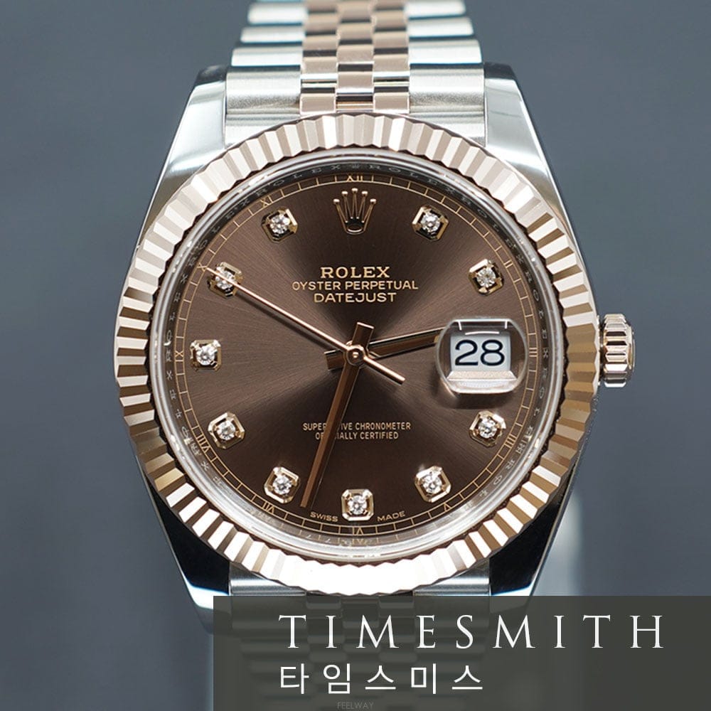 Rolex [Ÿ�ӽ��̽�] �ѷ��� ����Ʈ����Ʈ 41 �����޺� ���ݸ� ���̾� 10p 126331G[Ÿ�ӽ��̽�] �ѷ��� ����Ʈ����Ʈ 41 �����޺� ���ݸ� ��