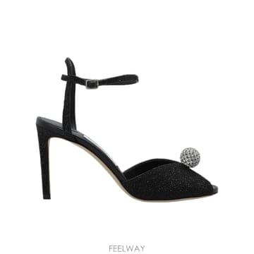 Jimmy Choo 26SS ������ Heeled ���� Sacora SACORA85EDKBLACKCRYSTAL TP5733743326SS ������ Heeled ���� Sacora SACORA85EDKBLACKCRYSTAL
