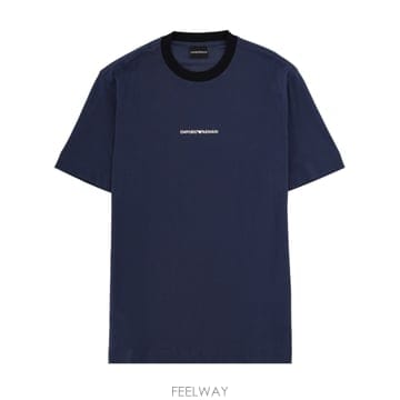 26SS 엠프리오 아르마니 T 셔츠 a girocollo con 로고 엠프리오 아르마니 EM005257AF1