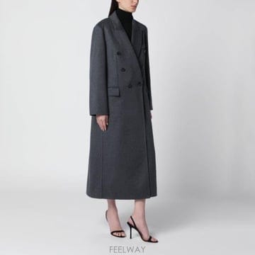 빅토리아 베컴 더블 브레스트 코트