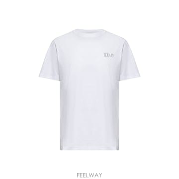 26SS 골든구스 스타 WS REGULAR T 셔츠  로고  빅 스타 BACK  GLITTER GWP0122