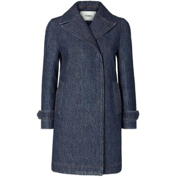 26SS Fendi Giacca doppiopetto Fendi in 데님 di cotone FLF842AW