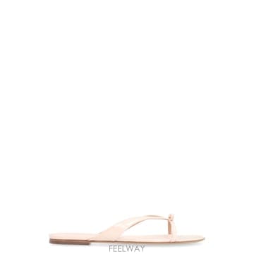 25SS 살바토레 페라가모 미니 보우 레더 flip flops 01K203782938 TP572130648