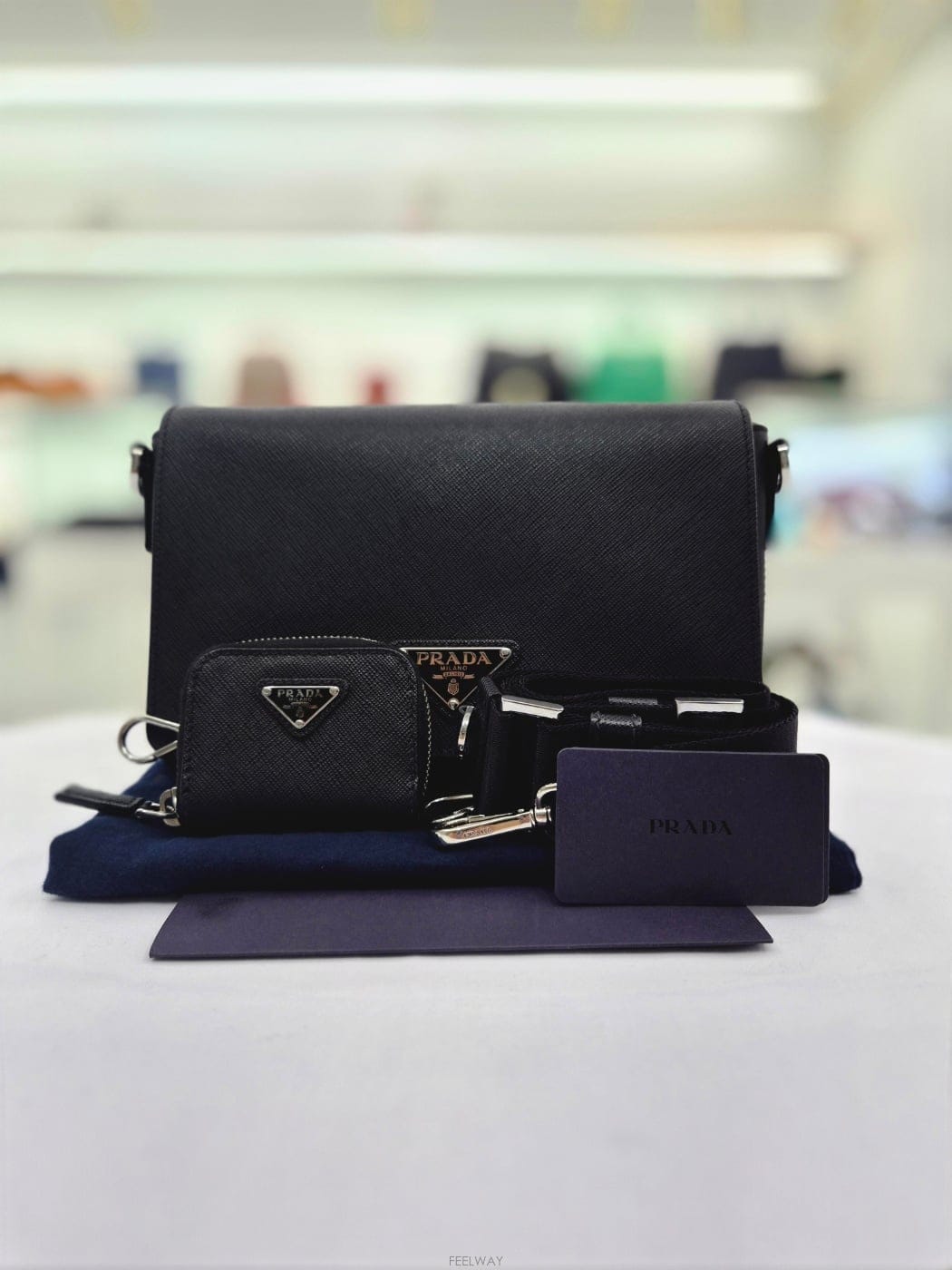 PRADA ����� ���ǾƳ� ���� ���� ��� ũ�ν��� 2VD059����� ���ǾƳ� ���� ���� ��� ũ�ν��� 2VD059