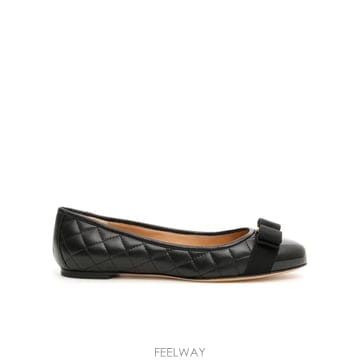 25SS 살바토레 페라가모 살바토레 페라가모 Varina 레더 ballet flats 01M831672100