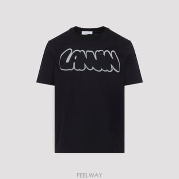 26SS Lanvin T 셔츠 with 로고 RMTS0012J313P2610 TP577183665