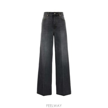 26SS 구찌 Grey stone washed 와이드 레그 jeans 812268XDCPE1160 TP572