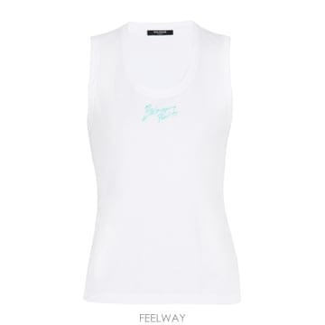 26SS Balmain Sleeveless 탑 GF1EB075BD40GXF TP571090097