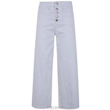 26SS 랄프 로렌 Saira Cropped 와이드 레그 Jeans 200P03640001WHITE TP57