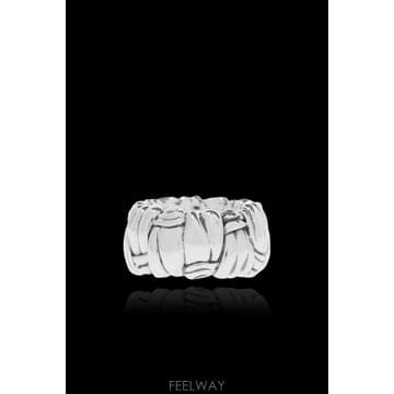 Bottega Veneta 26SS ���װ�����Ÿ Silver ring 732038V50708117 TP57338127626SS ���װ�����Ÿ Silver ring 732038V50708117 TP573381