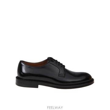 26FW DOUCALS Doucals 블랙 레더 Derby 슈즈 DU1385SIEWUF007NN00 TP57