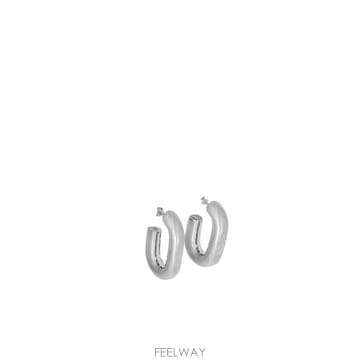 25SS RABANNE XL LINK EARRINGS 22ABB0216MET346P040 TP57730647