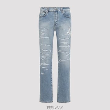 Amiri 26SS AMIRI Amiri Repaired ���� Jeans AMBMJE1060594 TP57259304926SS AMIRI Amiri Repaired ���� Jeans AMBMJE1060594 TP5