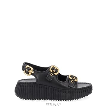 26SS chloe 블랙 Nama 웨지 샌들 26S17KSN001 TP577090397