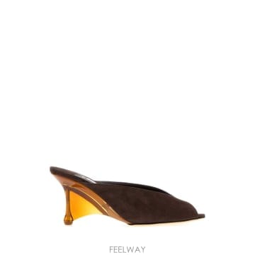 Jimmy Choo 26FW ������ ��ũ ���� suede Glace �� GLACEMULE80DTLCHOAMBMIX TP575326FW ������ ��ũ ���� suede Glace �� GLACEMULE80DTLC