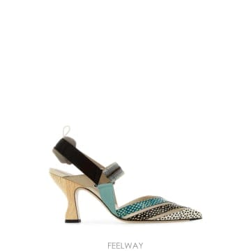 26SS Fendi 멀티 컬러 레더 colibrA pumps 8J8805AWKFF1TYO TP57046671