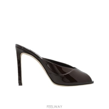 Jimmy Choo 26SS ������ Brigitte heeled �� BRIGITTEMULE100PATCHOCOLATE TP57026SS ������ Brigitte heeled �� BRIGITTEMULE100PATCHOCO
