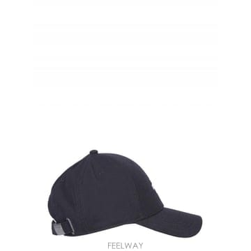 더 노스페이스 로고 엠브로이드 베이스볼 모자 블랙