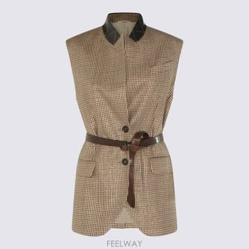 Brunello Cucinelli 26FW ���ڷ� ��ġ�ڸ� Belted ����Ʈ MG5467259PC001 TP57676744026FW ���ڷ� ��ġ�ڸ� Belted ����Ʈ MG5467259PC001 TP