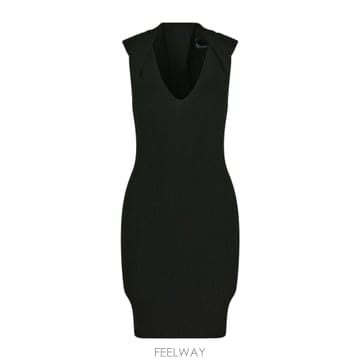26SS Balmain Ribbed 드레스 GF1R4275KJ440PA TP571125848