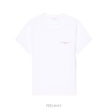 26FW Givenchy FITTED T 셔츠 BW70FJ31D8100 TP576768475