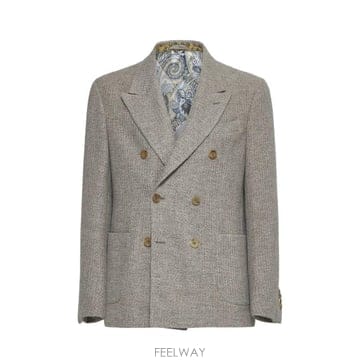 ETRO 25FW Etro Double Breasted ���� With Peak Lapels MRCA002399TUBJ25FW Etro Double Breasted ���� With Peak Lapels MRCA00