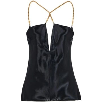 Ferragamo 24SS ����䷹ ��󰡸� ����䷹ ��󰡸� Satin Sleeveless ž 13C68777057200624SS ����䷹ ��󰡸� ����䷹ ��󰡸� Satin Sleevel