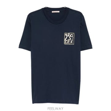 Marni 26SS Marni T ���� in cotone a girocollo con stampa Marni HUMU026SS Marni T ���� in cotone a girocollo con stampa Mar