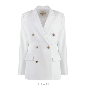 Michael Kors 24SS ����Ŭ�ھ Double breasted ȭ��Ʈ crepe �������� MF3103WENX100 TP524SS ����Ŭ�ھ Double breasted ȭ��Ʈ crepe ������