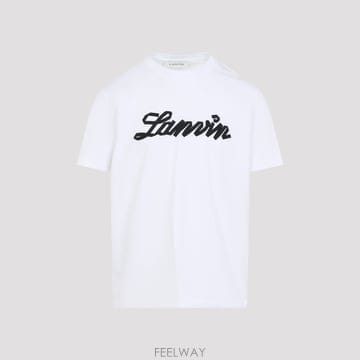 Lanvin 26SS Lanvin Lanvin Embroidered �ΰ� T ���� RMTS0012J308P2601 TP526SS Lanvin Lanvin Embroidered �ΰ� T ���� RMTS0012J30