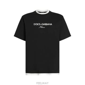 Dolce&Gabbana 26SS ��ü�ذ��ٳ� ��ư crew �� T ���� G8ST6ZG7PCGN0000 TP57707985826SS ��ü�ذ��ٳ� ��ư crew �� T ���� G8ST6ZG7PCGN0000